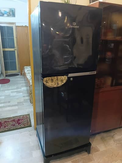 REF 9178LF CHROME HAIRLINE BLACK Double Door Refrigerator