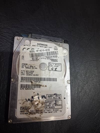 250gb hdd all ok