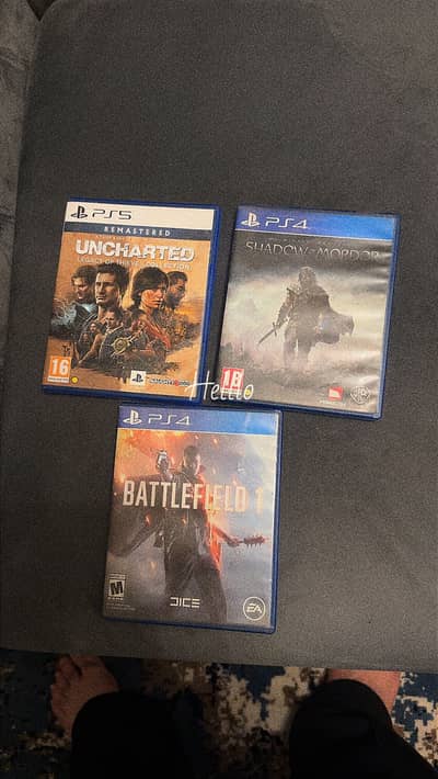 Ps4 pa5 games titles collection