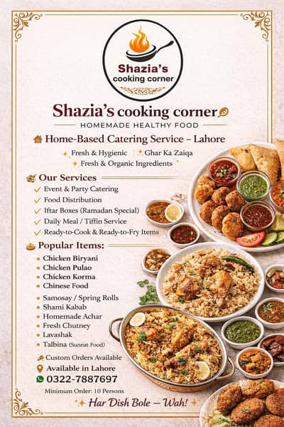 Shazia’s Cooking Corner – Homemade Healthy Food