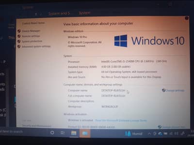 Laptop Core i5 Dell 4 Ram 64 Memory