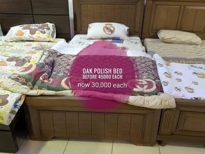 oak wook single bed