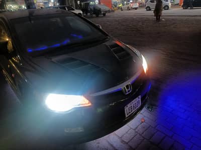 Honda Civic 2007 black civic Honda Reborn 2007 old model civic reeborn