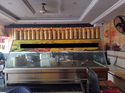 Premium Stainless Steel Counter for Dahi Bhallay & Fruit Chaat