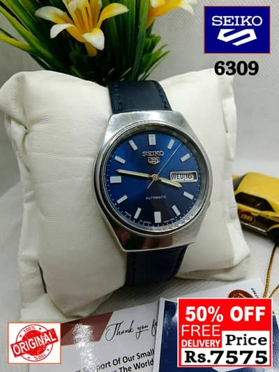 Seiko 5 Citizen Orient Automatic Pre-Owned watch Japan 03161737353