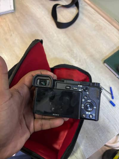 Sony A6400 body with lens