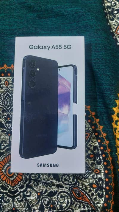 Samsung A55 5G box Packed mobile