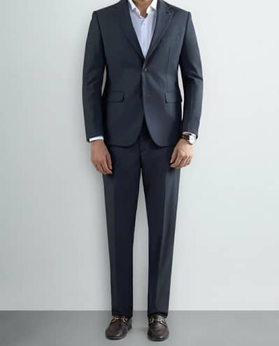 Formal 2 Piece Suit - Charcoal Grey