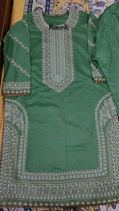lawn shirt duppata trouser fully embroidery dress