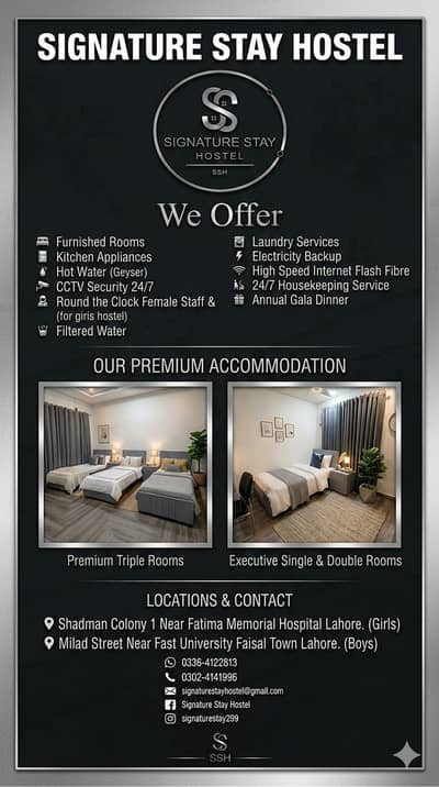 Signature stay hostel girls