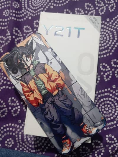 vivo y21t 4/128 with box