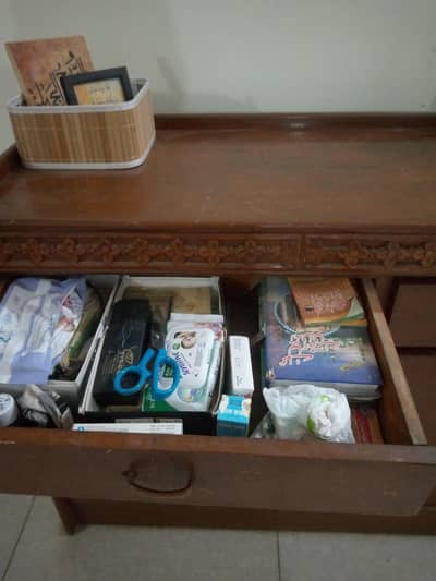 wooden wardrobe