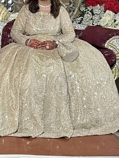 Walima barbie dress with heavy can can katdana MOTi work but in Dec