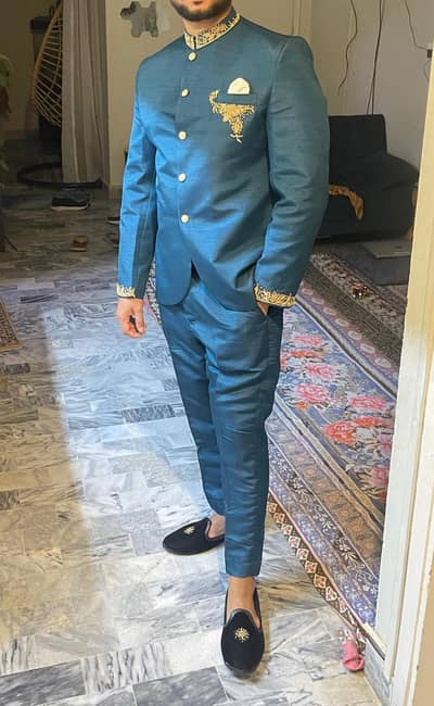 Deepak parwani prince coat trouser copy