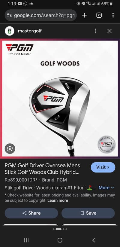 PGM Golf Driver Oversea Mens Stick Golf Woods Club Hybrid Club