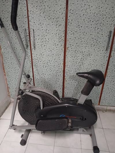 Elliptical bike machine