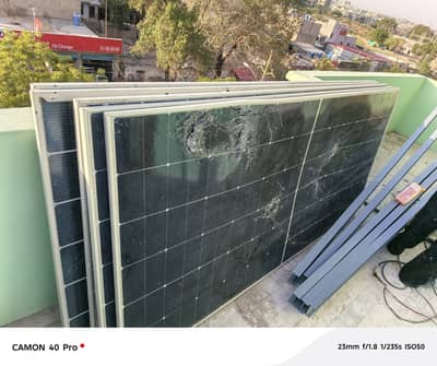 Damaged 575W Longi himo 6 ( 6 plates )