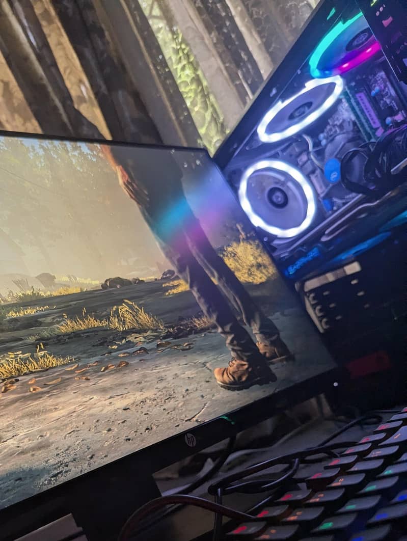 Gaming computer with full setup 2