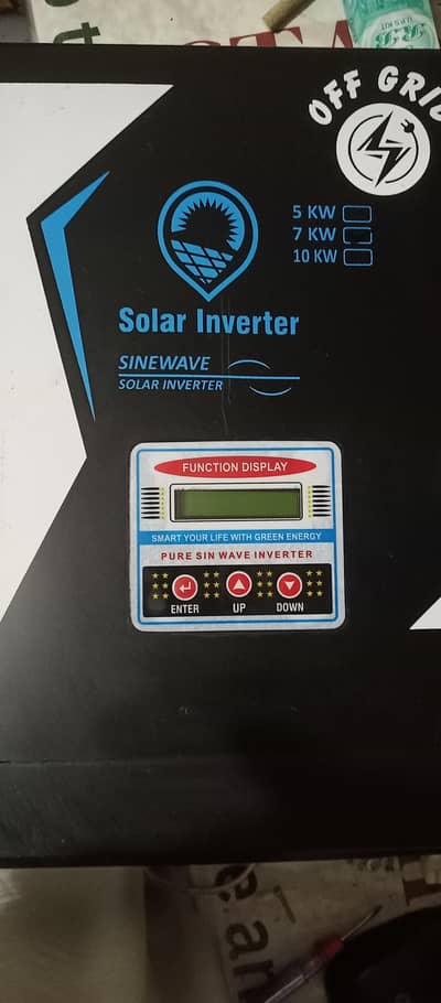 Solar inverter 7KV with Wapda sharing