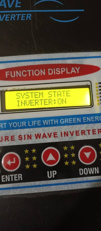 Solar inverter 7KV with Wapda sharing