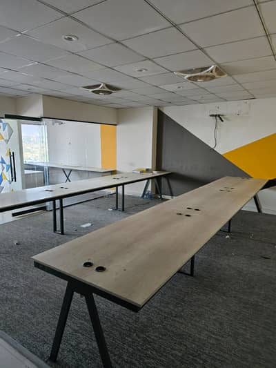 Parsa Tower sami furnished office for rent 1790sqft in shahar e Faisal.