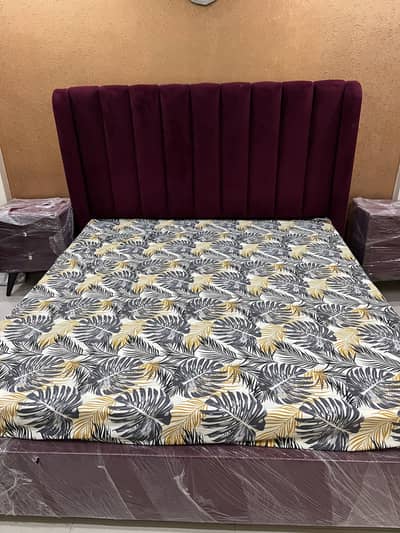 Cushion bed set slightly used with mattress good condition