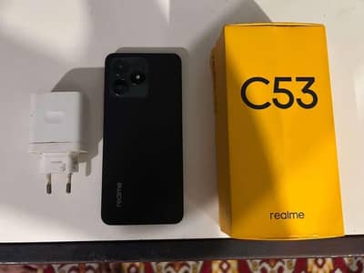 Realme C53 6/128 with original complete saman  or