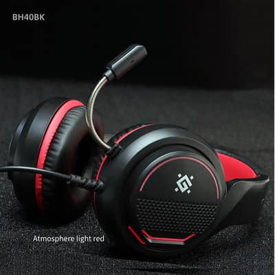 Apex Pro Wired Gaming Headset – USB, Mic, Red Light (Used, No Box)