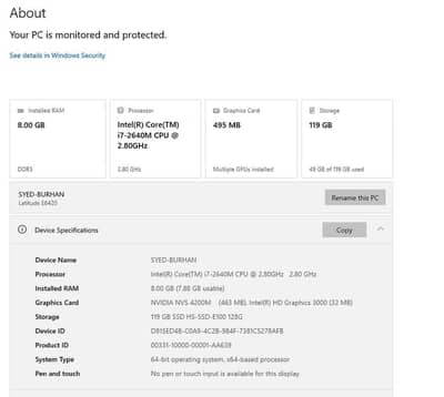 DELL LATITUDE E4260 Series