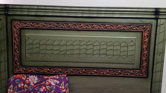 Double bed and showcase