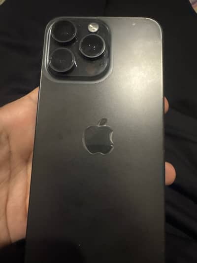 Iphone 15 pro max pta approved black colour with box