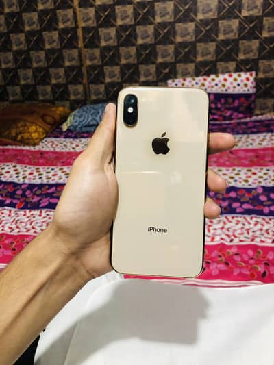 IPHONE XS GOLD COLOR 10by10 64gb face id truetone ok