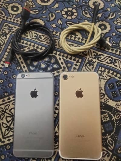 iPhone 7 (128GB) + iPhone 6 (Non PTA) – Urgent Sale 