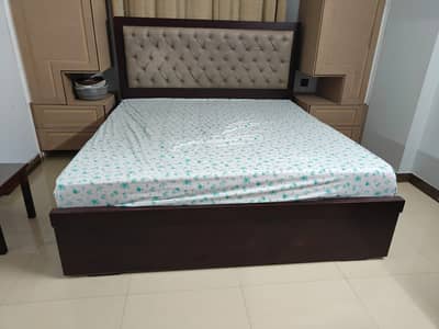 Full King Sized Bed with 8inch Molty Foam Mattress