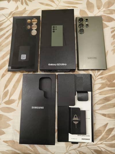 Samsung Galaxy s23 ultra (12 256 complete box dual physical)