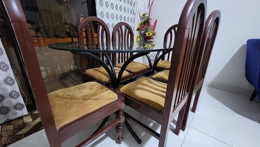 Heavy Duty Glass Dinning Table