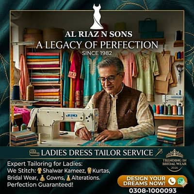 ​Al Riaz n Sons | Expert Ladies' Tailoring & Bridal Stitching