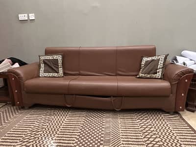 Sofa Cum Bed leather