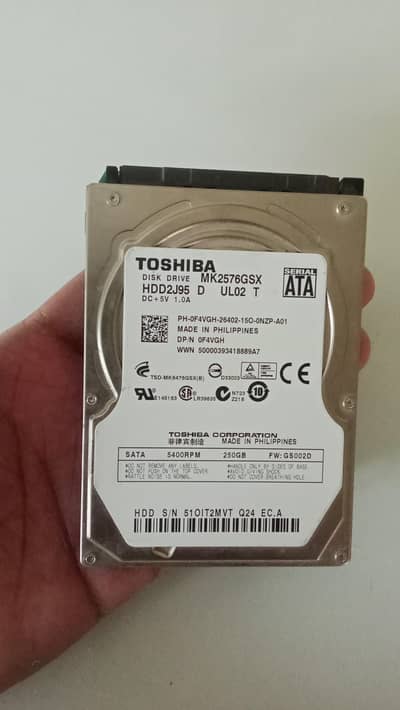 Toshiba hard-drive 250gb you use this hard-drive as portable