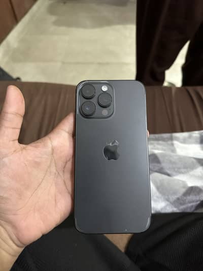 14 pro max Canadian jv physical+esim. Sim locked 128gb scratchless