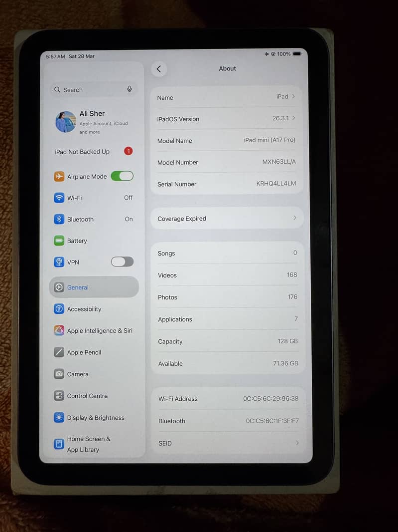 IPAD MINI 7 A17 PRO 128 GB 3