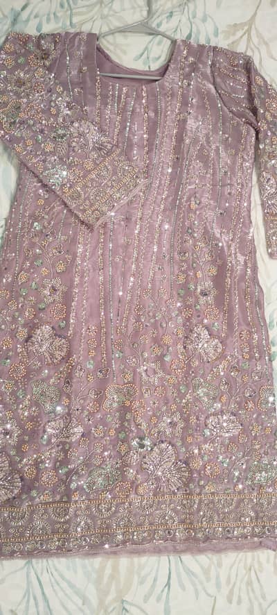 Best in condition lilac party wear dress