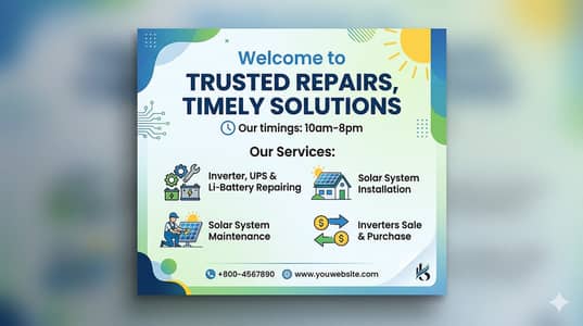 Solar Inverter,UPS,Li-Battery Repairing