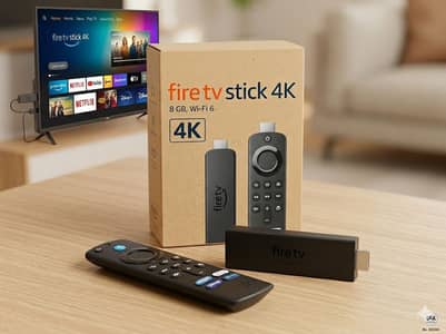 Fire Stick 4K (Used 1 Month) - Box & All Accessories Available