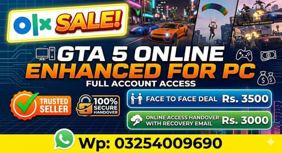 GTA 5 Online Enhanced for PC game available | Trusted Seller