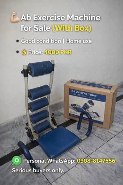 Ab Exercise Machine Best for Housewives ladies Girls