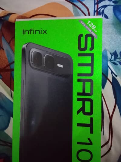 Infinix Smart 10 plus new condition 4+4)128gb full box wrnty in