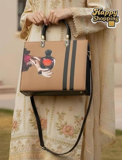 Women Printed Canvas Shoulder Bag