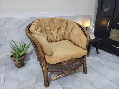 Cane - Bamboo - Bait - Wooden 5 seater Sofa set