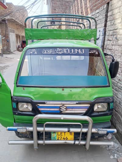 Suzuki pickup green 2015